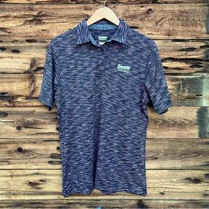 FRANKLIN | Pickleball Men's Black Purple Polo Shirt XL